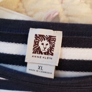 Anne Klein sweater nautical Size XL
